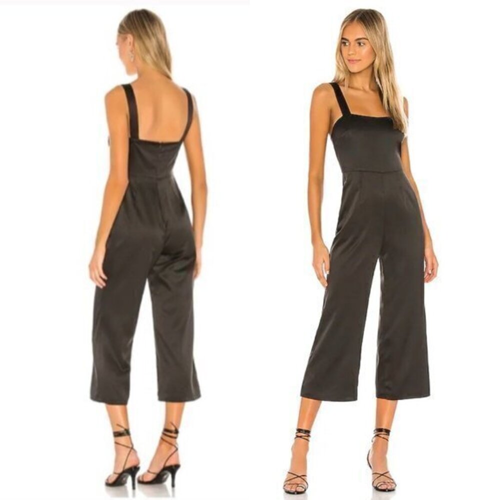 Majorelle Haven Jumpsuit in Solid Black